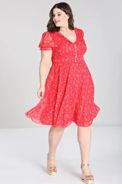 Hell Bunny Dresses|Dresses>Cassiopeia Dress Red