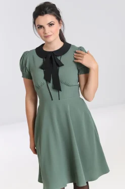 Hell Bunny Dresses|Dresses>Catherine Mid Dress Green