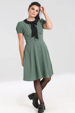 Hell Bunny Dresses|Dresses>Catherine Mid Dress Green