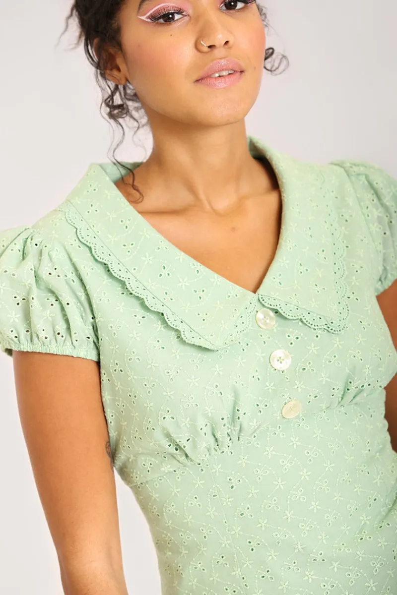 Hell Bunny Dresses|Dresses>Celia Mini Dress Mint