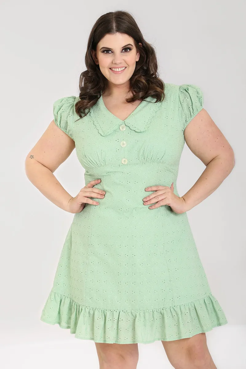 Hell Bunny Dresses|Dresses>Celia Mini Dress Mint