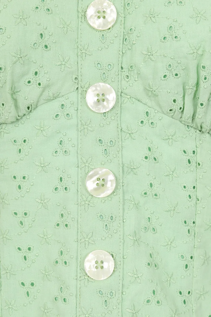 Hell Bunny Tops|Tops>Celia Top Mint