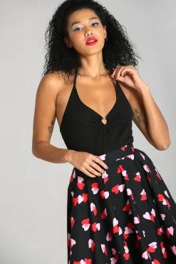 Hell Bunny Tops|Tops>Cheryl Top Black