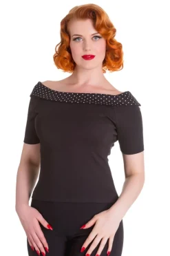 Hell Bunny Tops|Tops>Chloe Top Black