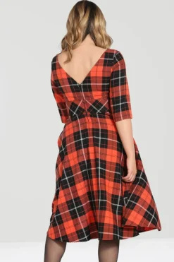 Hell Bunny Dresses|Dresses>Clementine 50's Dress Orange