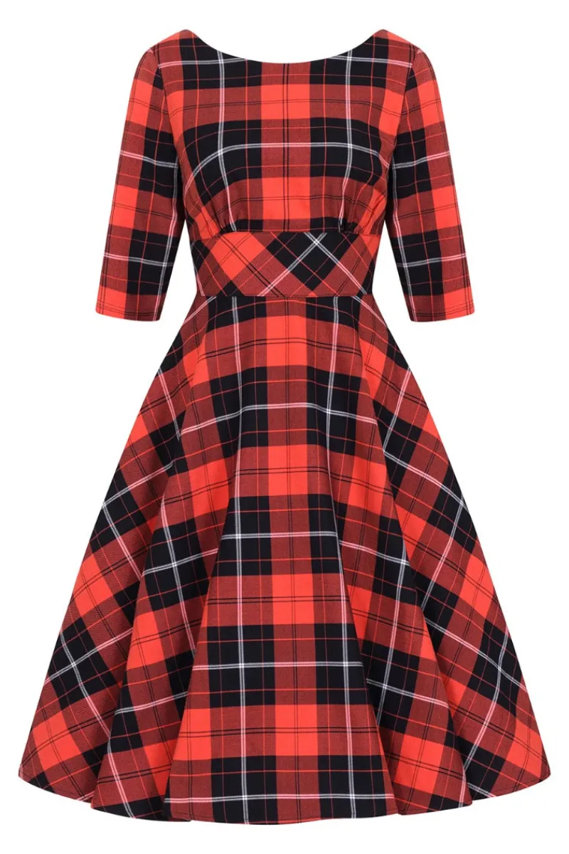 Hell Bunny Dresses|Dresses>Clementine 50's Dress Orange