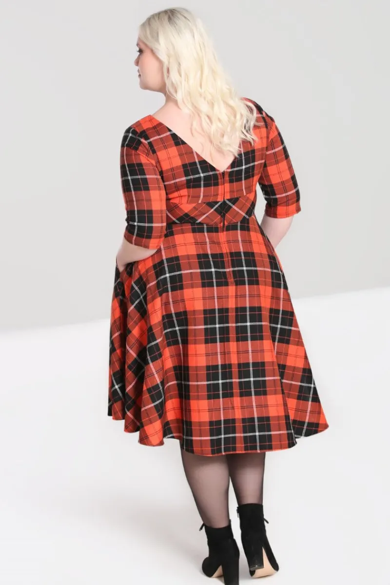 Hell Bunny Dresses|Dresses>Clementine 50's Dress Orange