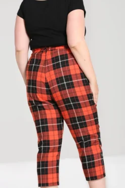 Hell Bunny Trousers & Shorts|Trousers & Shorts>Clementine Trousers Orange