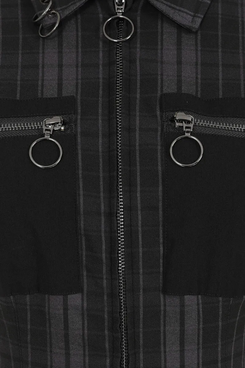 Hell Bunny Jumpsuits & Playsuits|Jumpsuits & Playsuits>Cobain Boilersuit Grey