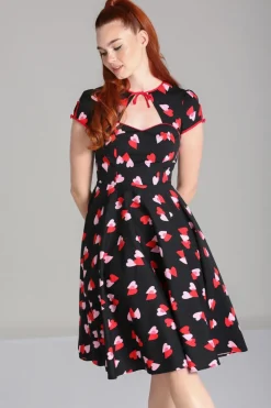 Hell Bunny Dresses|Dresses With Pockets>Confetti Dress Black