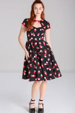 Hell Bunny Dresses|Dresses With Pockets>Confetti Dress Black