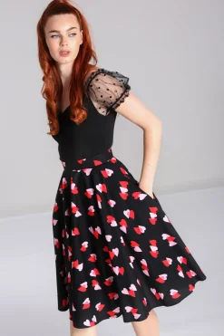 Hell Bunny Skirts|Skirts>Confetti Skirt Black