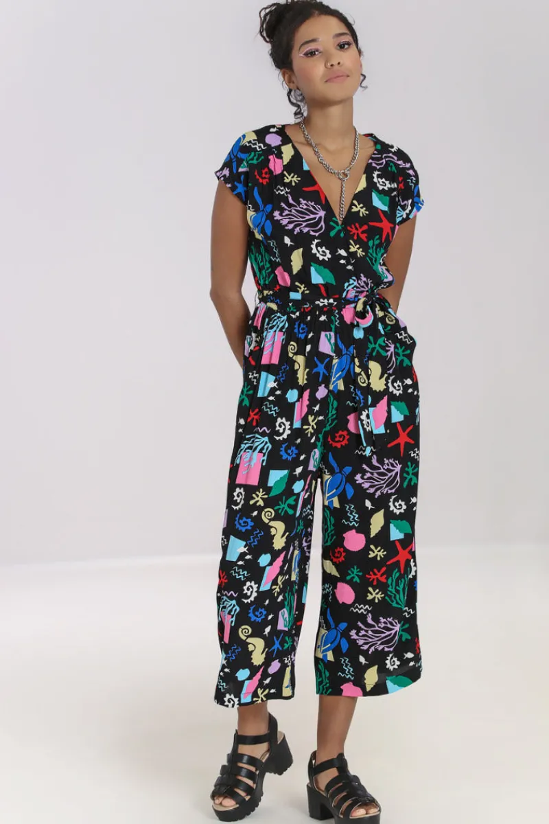 Hell Bunny Jumpsuits & Playsuits|Jumpsuits & Playsuits>Cora Jumpsuit Black