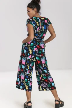 Hell Bunny Jumpsuits & Playsuits|Jumpsuits & Playsuits>Cora Jumpsuit Black
