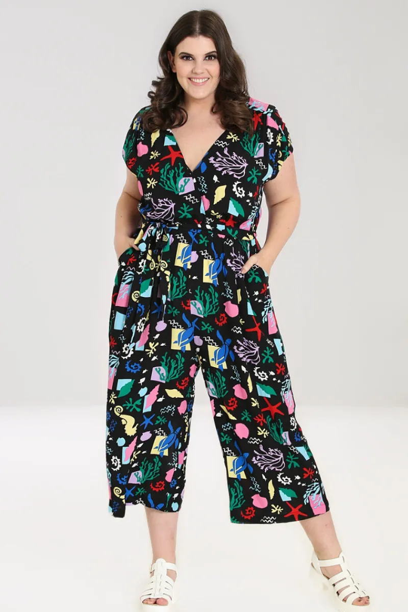 Hell Bunny Jumpsuits & Playsuits|Jumpsuits & Playsuits>Cora Jumpsuit Black