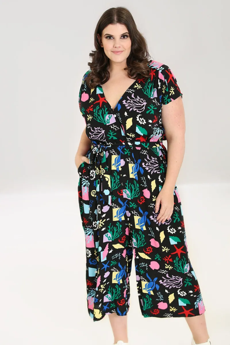 Hell Bunny Jumpsuits & Playsuits|Jumpsuits & Playsuits>Cora Jumpsuit Black