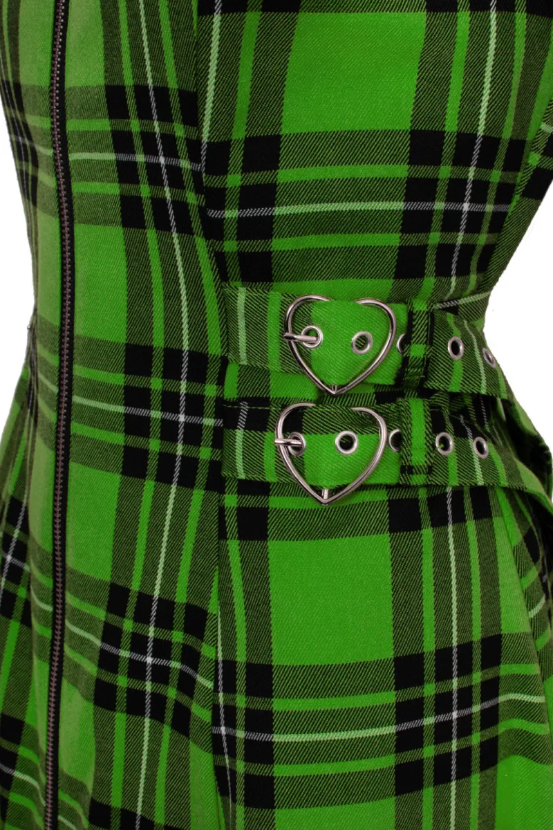 Hell Bunny Dresses|Mini Dresses>Corey Dress Green