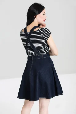 Hell Bunny Dresses|Pinafore Dresses>Dakota Pinafore Dress