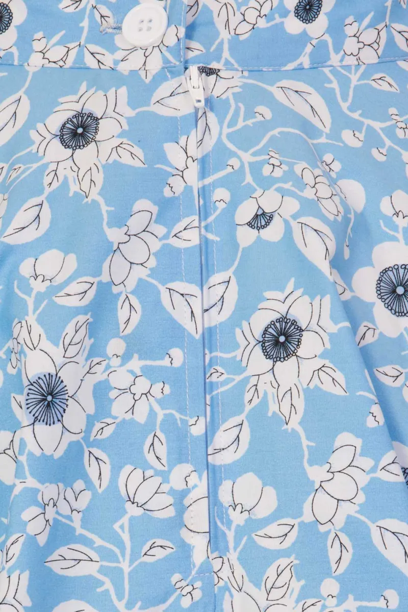 Hell Bunny Skirts|Skirts>Daphne 50's Skirt Blue