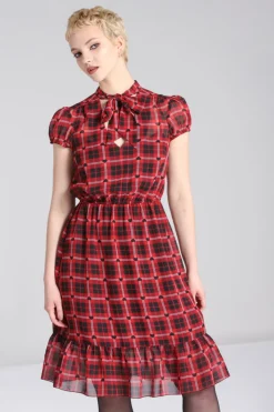 Hell Bunny Dresses|Dresses>Date Night Knee Dress Red