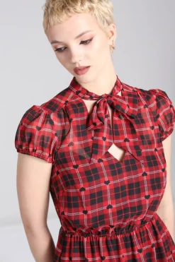 Hell Bunny Dresses|Dresses>Date Night Knee Dress Red