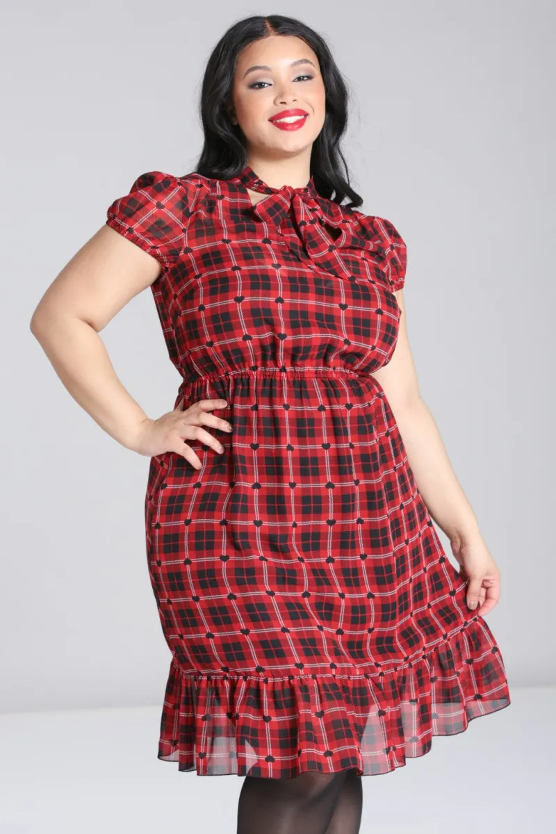 Hell Bunny Dresses|Dresses>Date Night Knee Dress Red