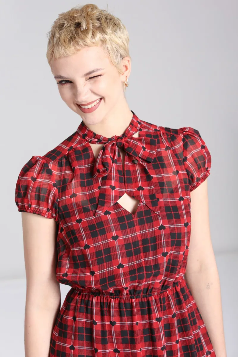 Hell Bunny Dresses|Dresses>Date Night Knee Dress Red