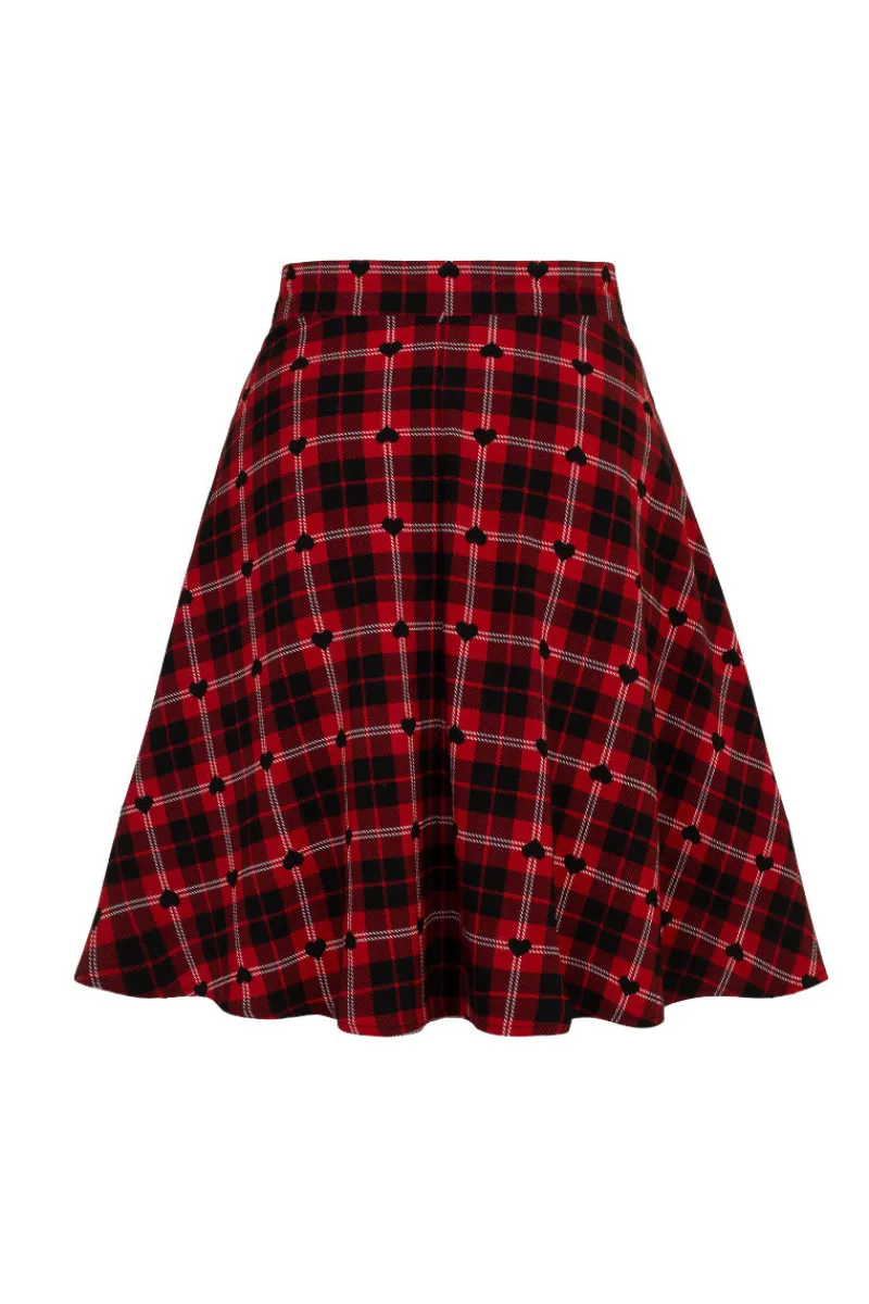 Hell Bunny Skirts|Skirts>Date Night Skirt Red