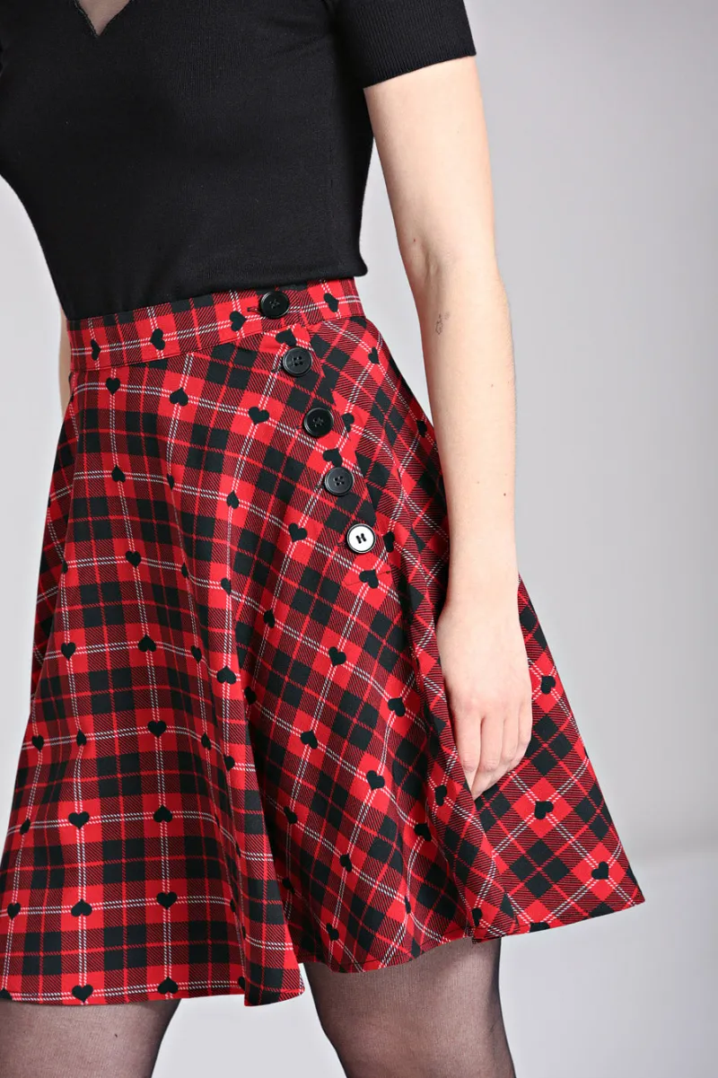 Hell Bunny Skirts|Skirts>Date Night Skirt Red