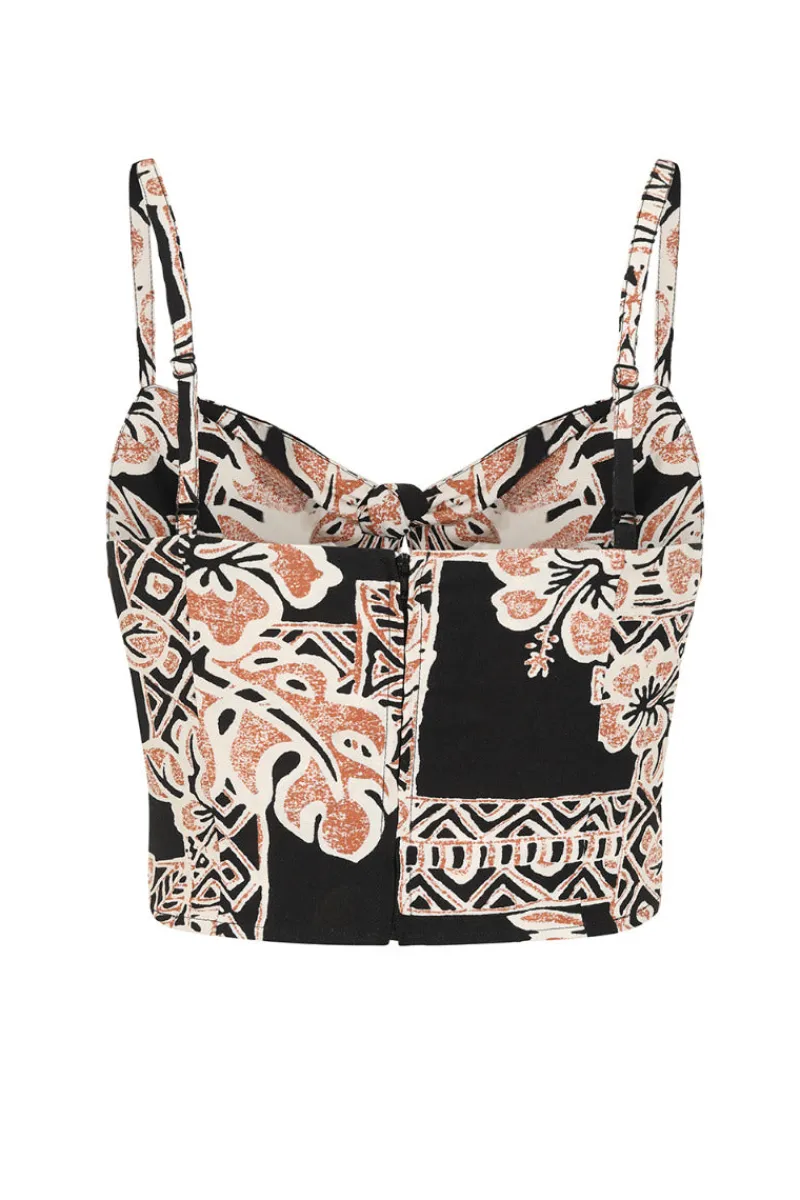 Hell Bunny Tops|Tops>Dominique Crop Top Black