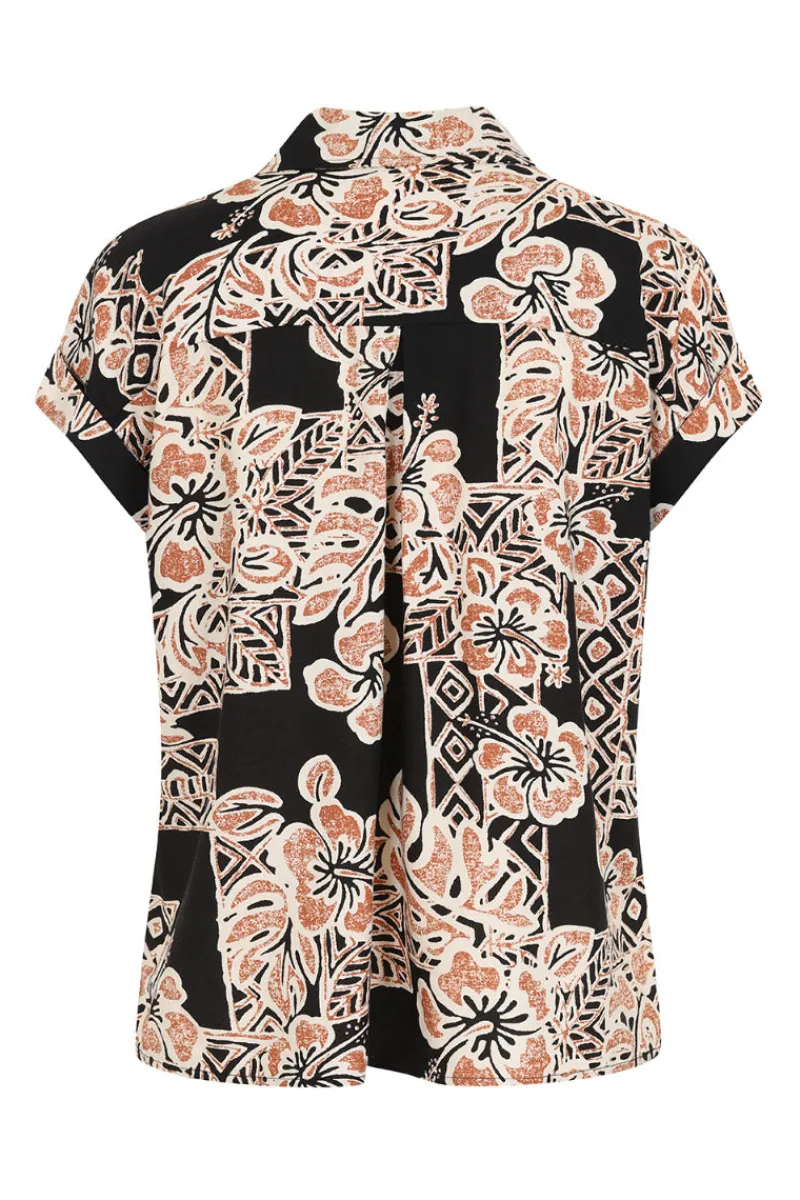 Hell Bunny Tops|Blouses>Dominique Shirt Black
