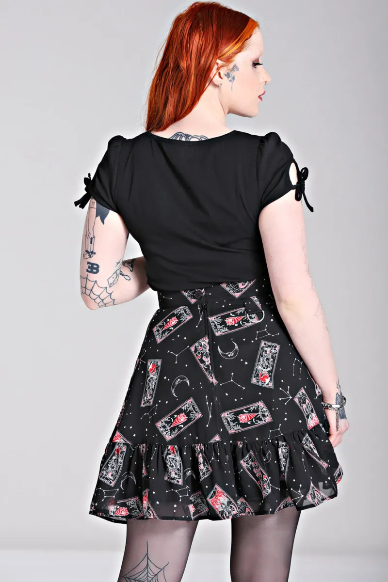 Hell Bunny Skirts|Skirts>Duality Skirt Black
