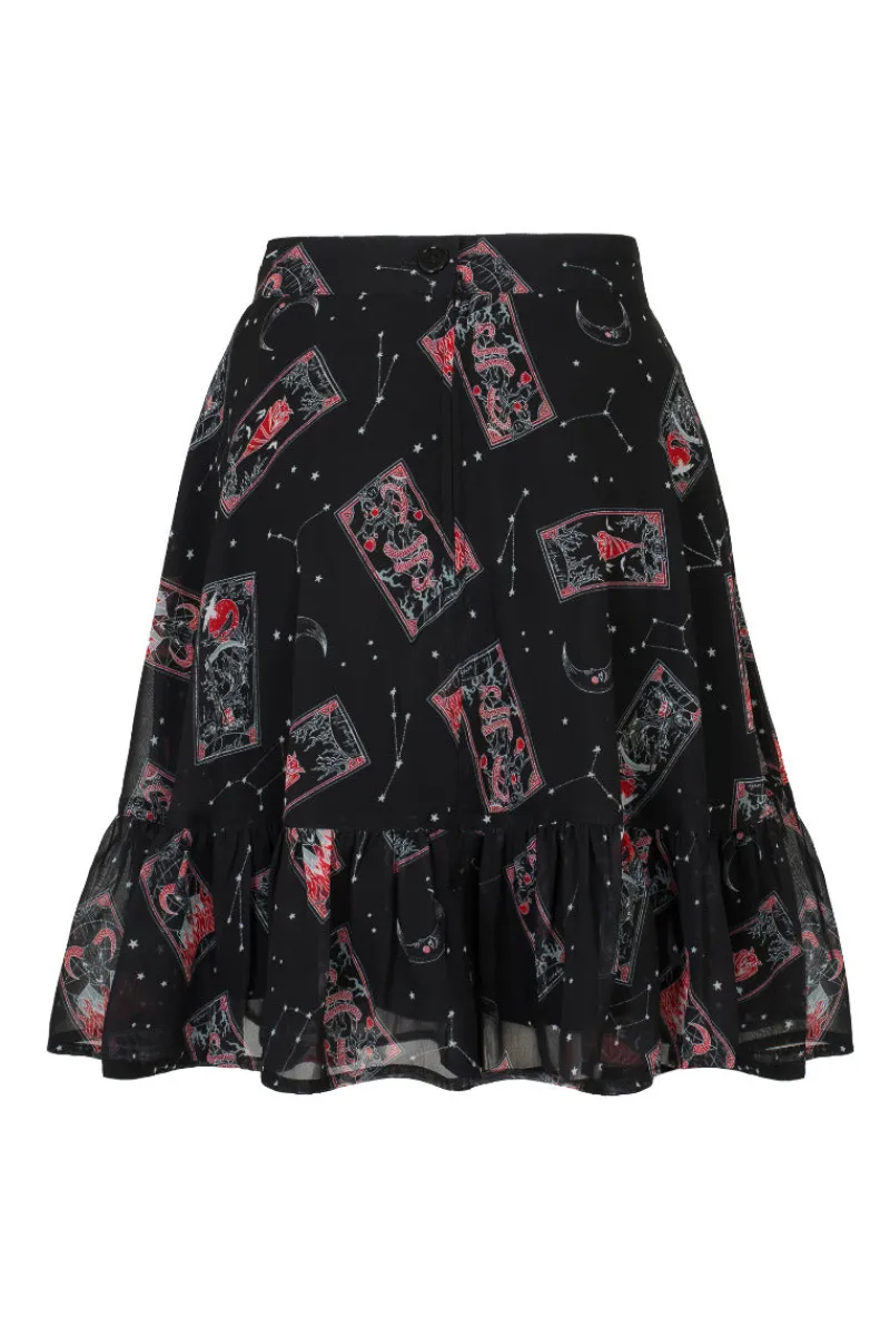 Hell Bunny Skirts|Skirts>Duality Skirt Black