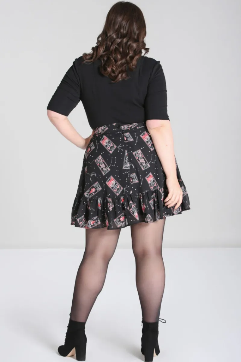 Hell Bunny Skirts|Skirts>Duality Skirt Black