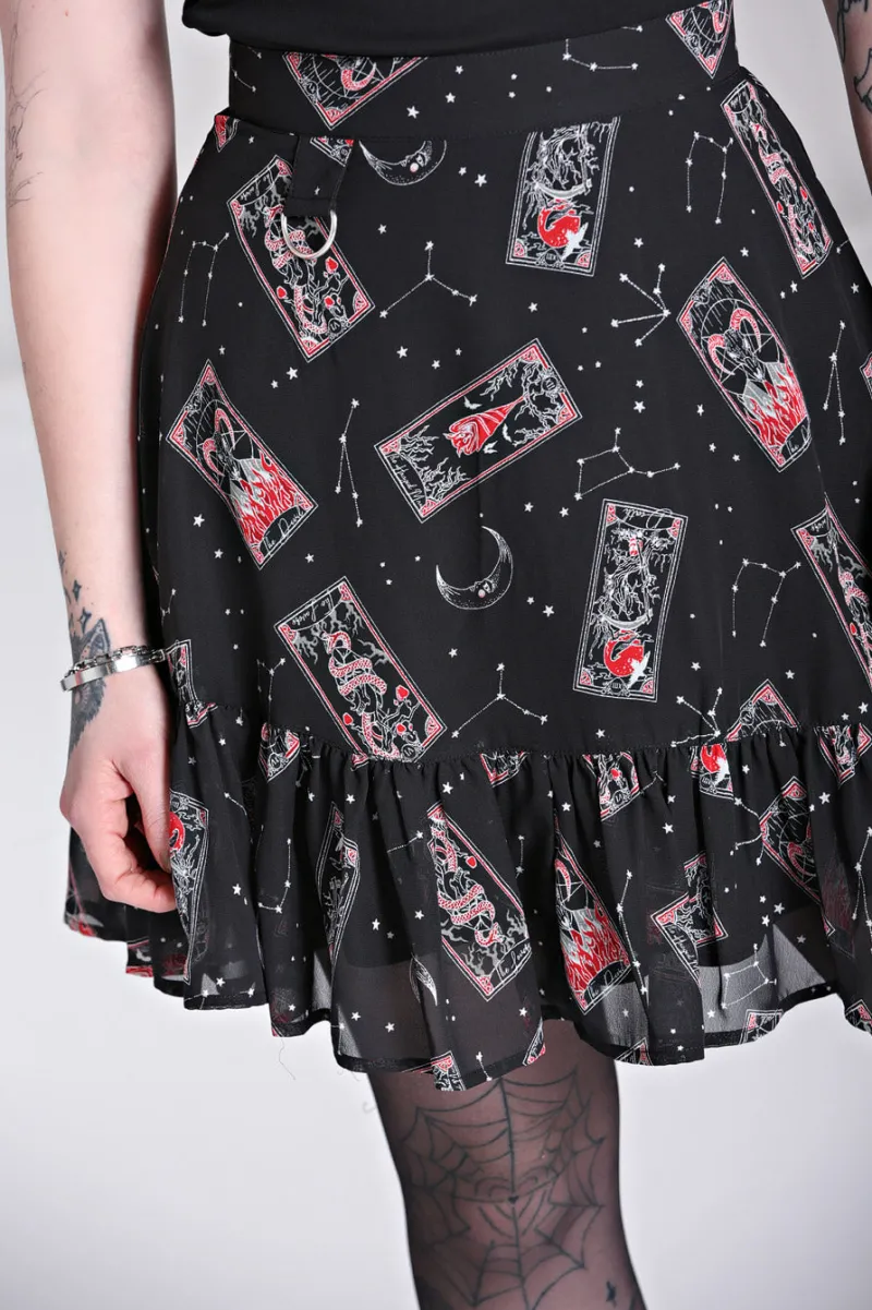 Hell Bunny Skirts|Skirts>Duality Skirt Black