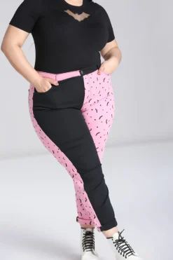 Hell Bunny Trousers & Shorts|Trousers & Shorts>Duo Bat Jeans
