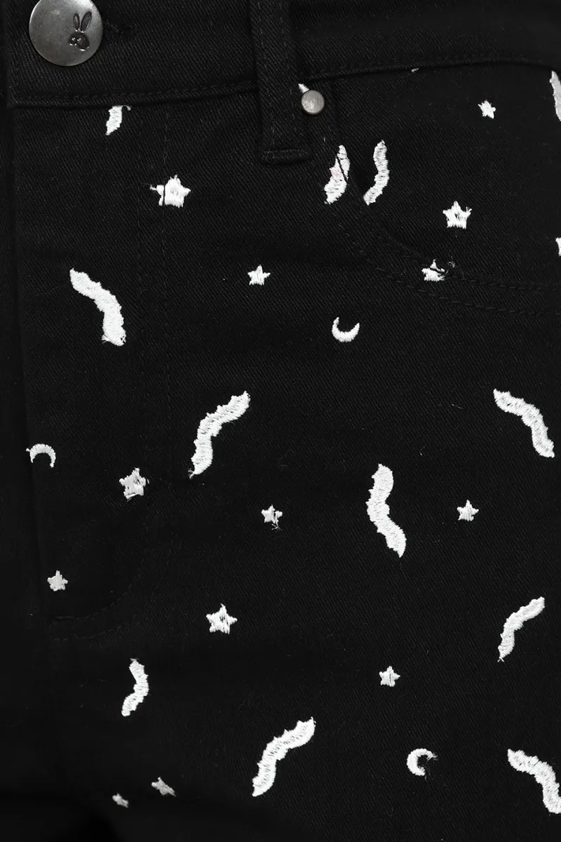 Hell Bunny Trousers & Shorts|Trousers & Shorts>Duo Bat Jeans