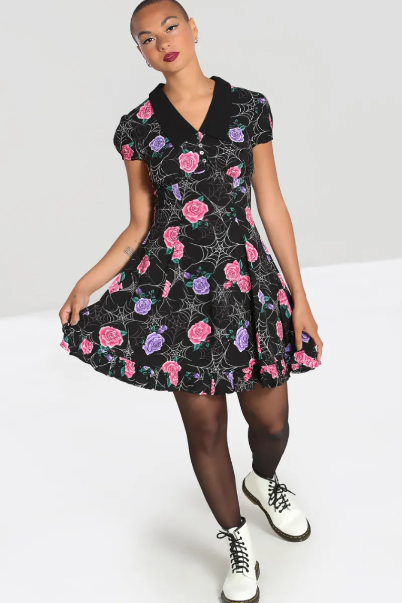 Hell Bunny Dresses|Dresses>Eloise Mini Dress Black