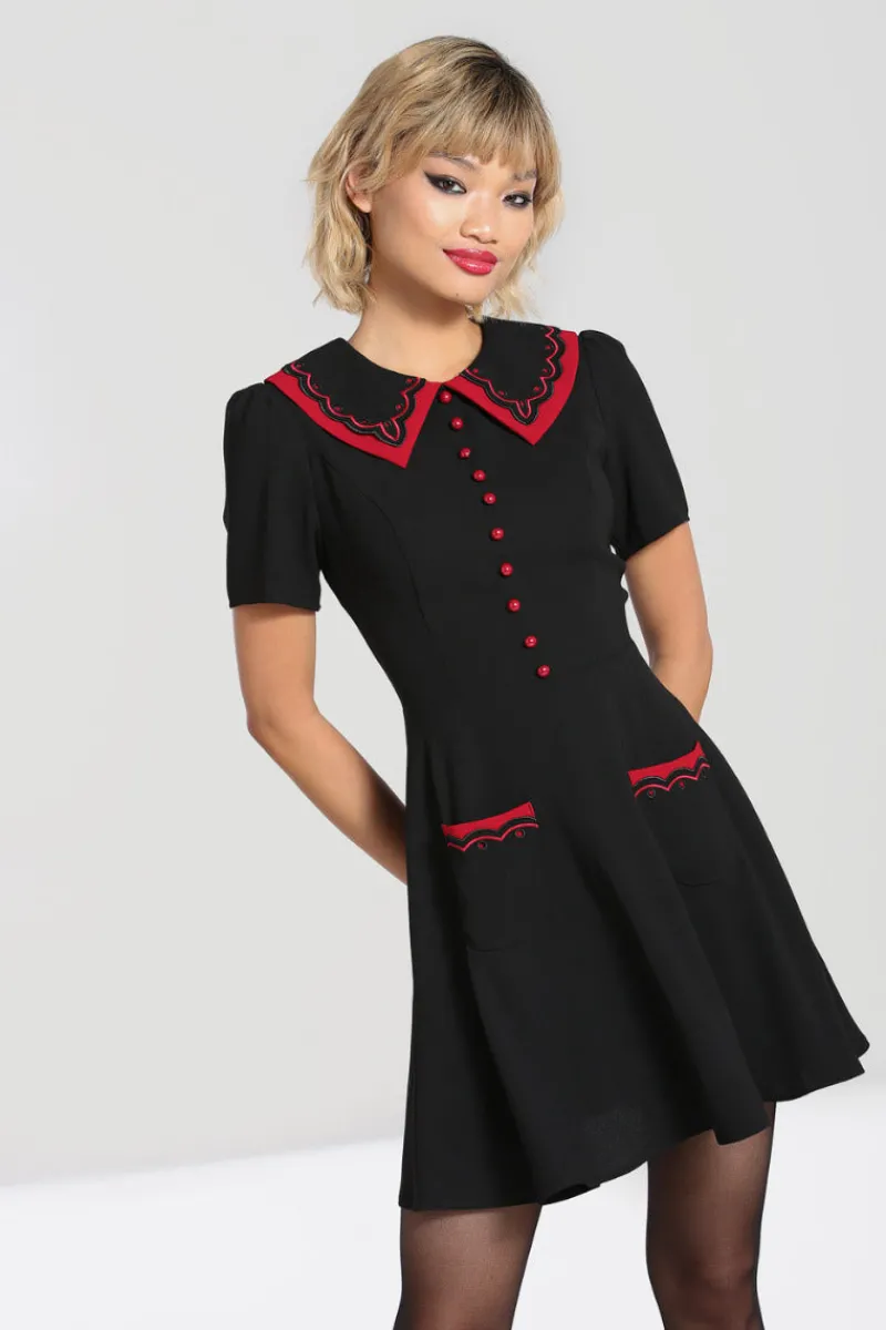 Hell Bunny Dresses|Dresses>Emma Mini Dress Black