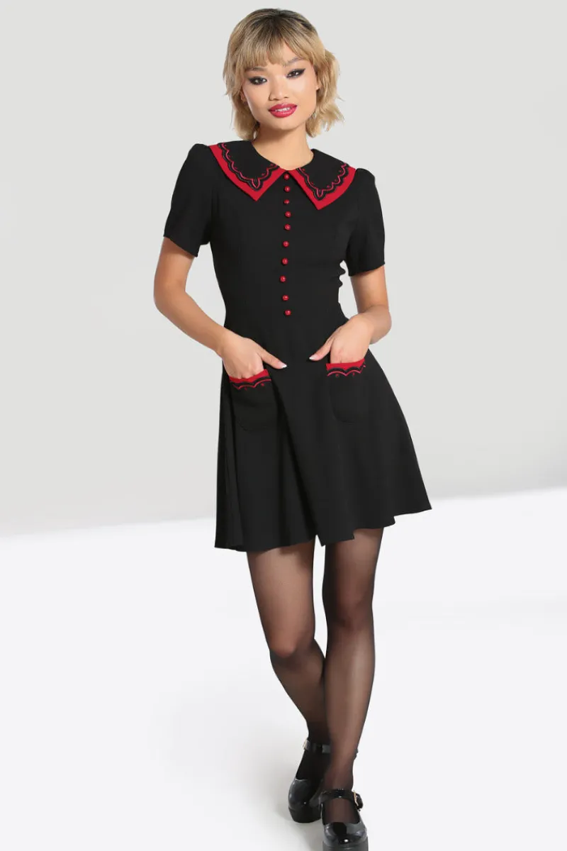 Hell Bunny Dresses|Dresses>Emma Mini Dress Black