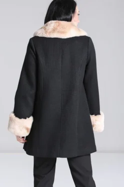 Hell Bunny Coats & Jackets>Faustine Coat Black