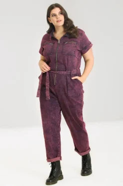 Hell Bunny Jumpsuits & Playsuits|Jumpsuits & Playsuits>Finn Boilersuit
