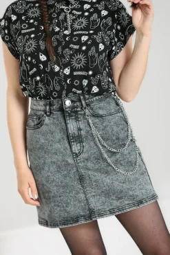 Hell Bunny Skirts|Denim><noscript><img width=
