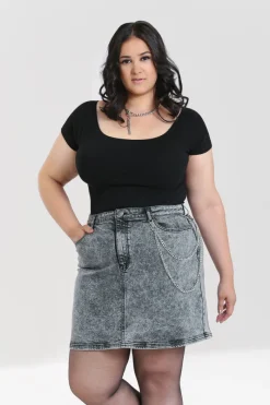 Hell Bunny Skirts|Denim><noscript><img width=