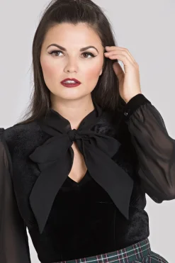 Hell Bunny Tops|Tops>Gabriella Top Black