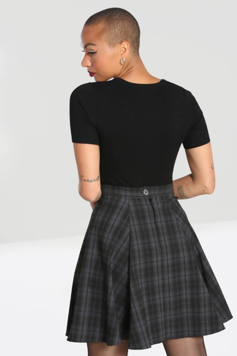 Hell Bunny Skirts|Skirts>Gail Skirt Grey