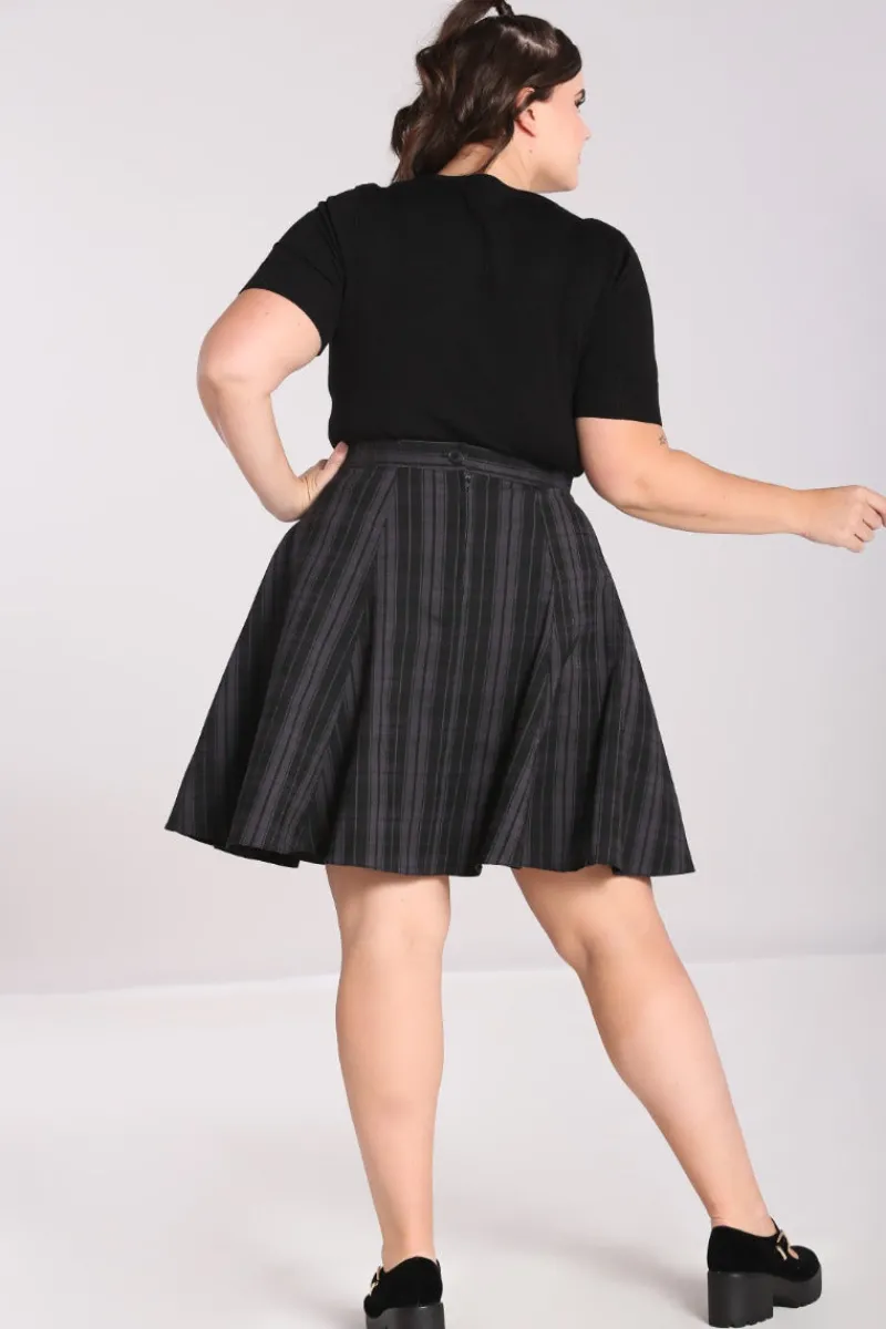 Hell Bunny Skirts|Skirts>Gail Skirt Grey