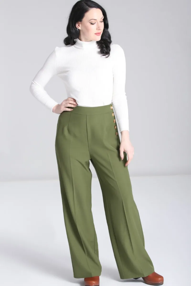 Hell Bunny Trousers & Shorts|Trousers & Shorts>Ginger Swing Trousers