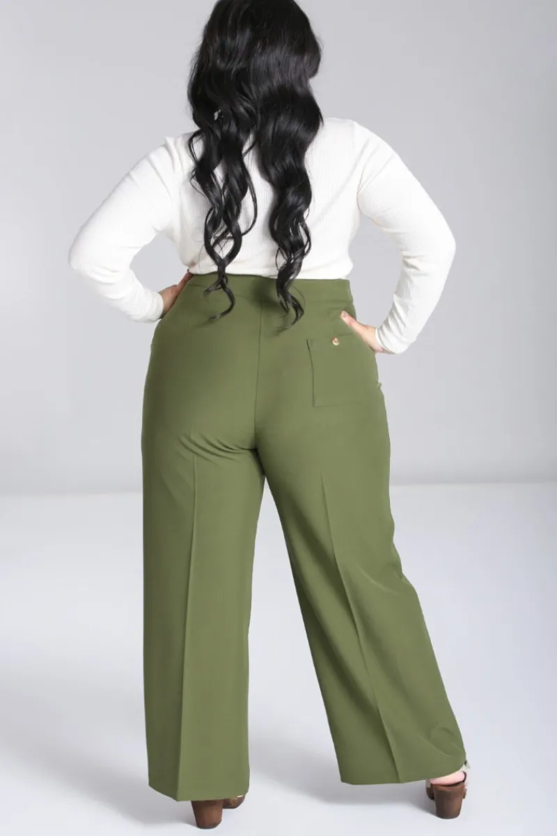 Hell Bunny Trousers & Shorts|Trousers & Shorts>Ginger Swing Trousers