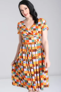 Hell Bunny Dresses|Dresses>Hawthorn Dress MultiColour